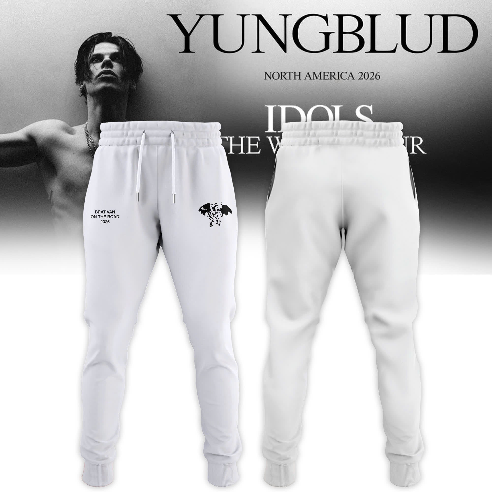 Yungblud Idols World Tour 2026 Merch Idols Sweatpants Yungblud Clothing Gift For Him