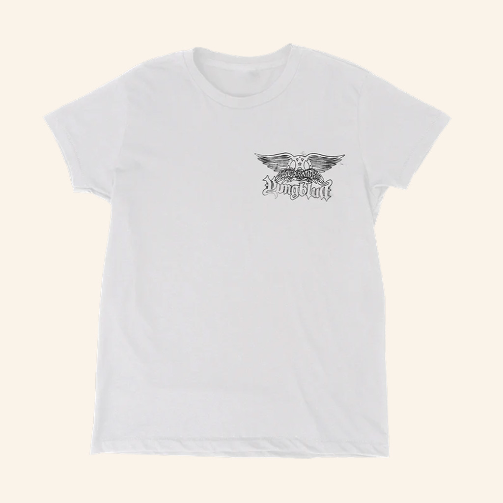 Yungblud Merch Aerosmith And YUNGBLUD Shirt One More Time White T-Shirt Dad Christmas Gifts Yungblud Merch Aerosmith And YUNGBLUD Shirt One More Time White T-Shirt Dad Christmas Gifts