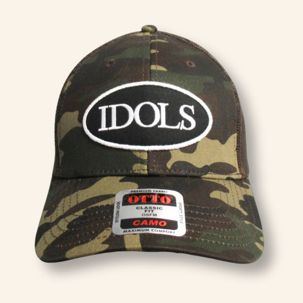 Yungblud Merch Idols Embroidered Camo Trucker Hat Gifts For Father