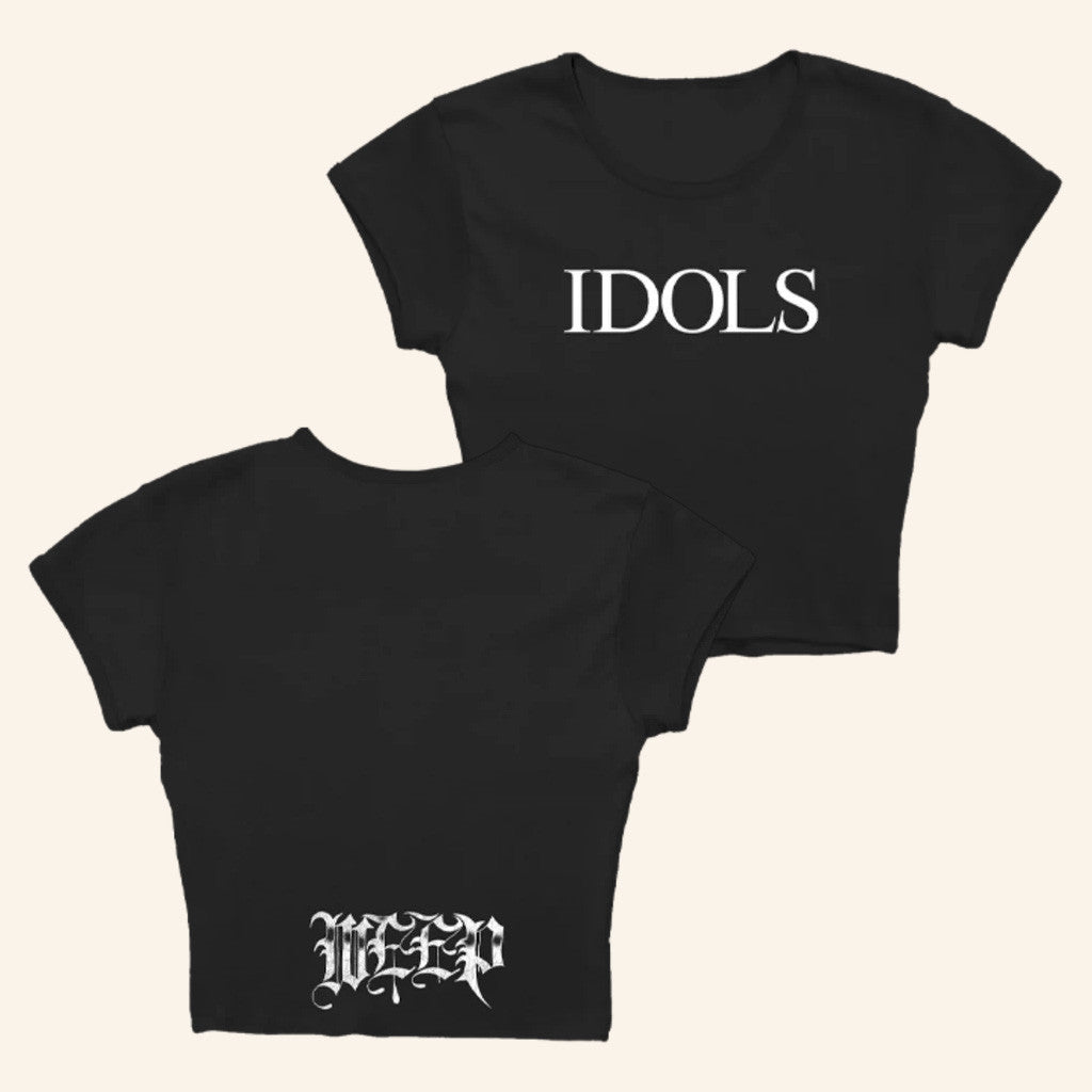 Yungblud Merch Idols Weep Black Baby Tee Gift Ideas For Wife Yungblud Merch Idols Weep Black Baby Tee Gift Ideas For Wife
