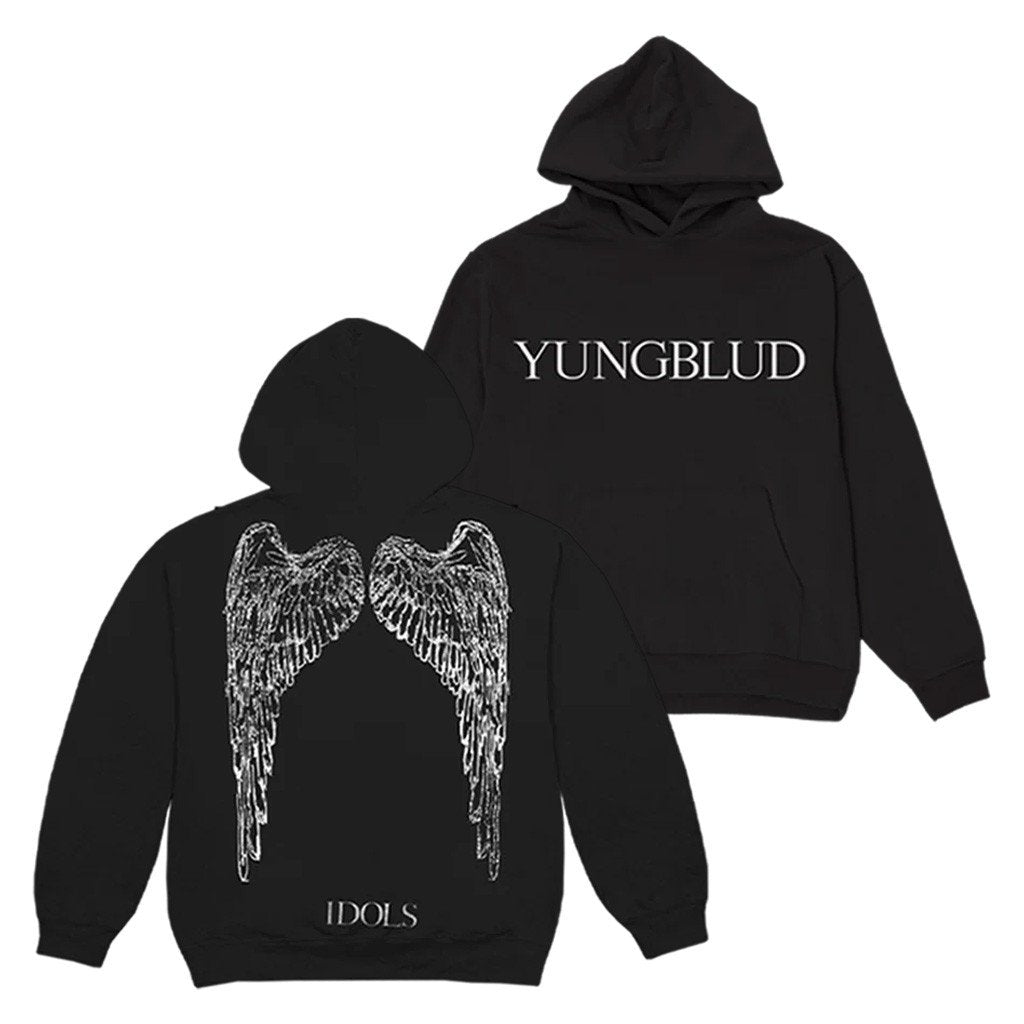 Yungblud Merch Idols Wings Hoodie Gift Ideas For Music Lovers Yungblud Merch Idols Wings Hoodie Gift Ideas For Music Lovers