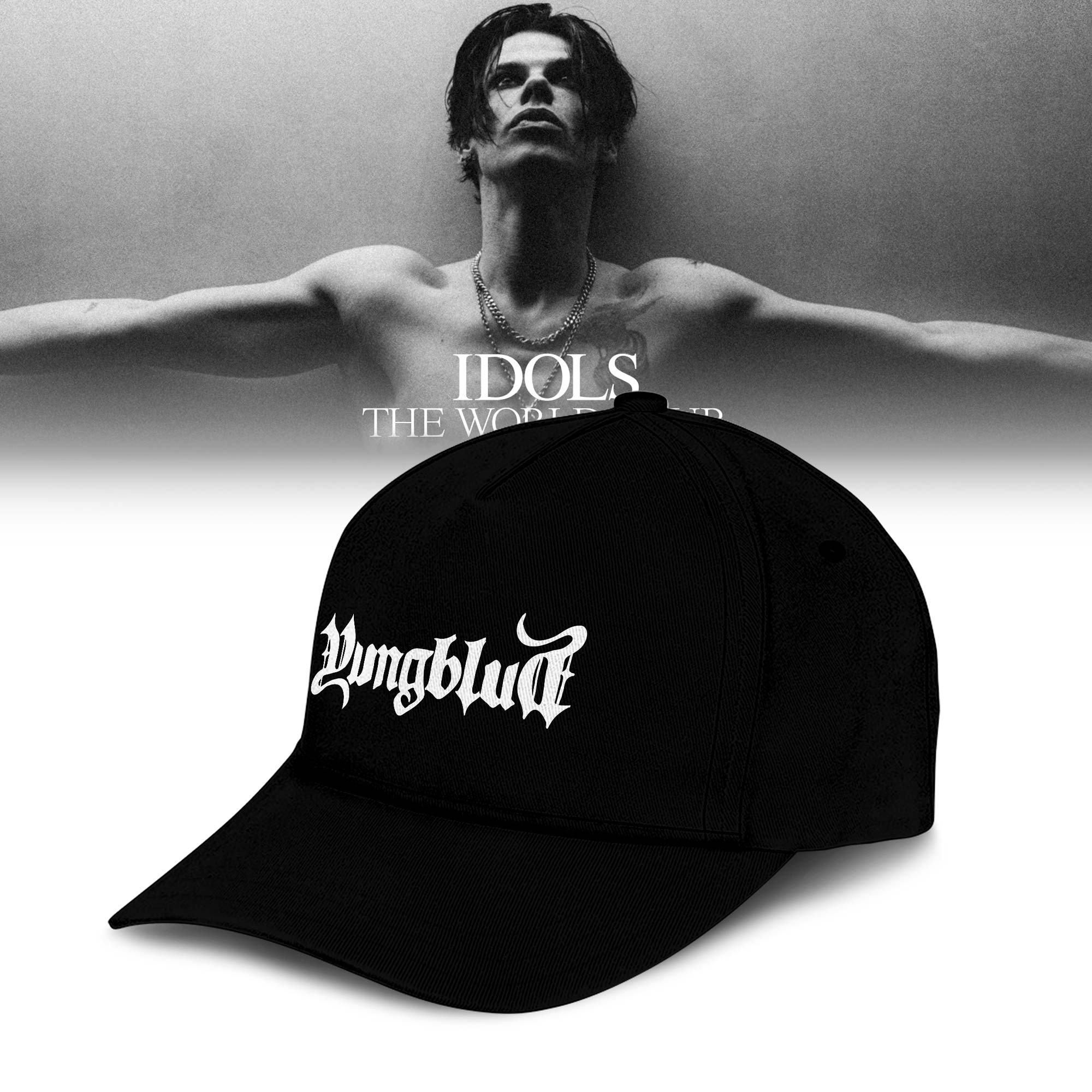 Yungblud Merch Idols World Tour 2026 Hat Yungblud Baseball Cap Birthday Gift For Brother