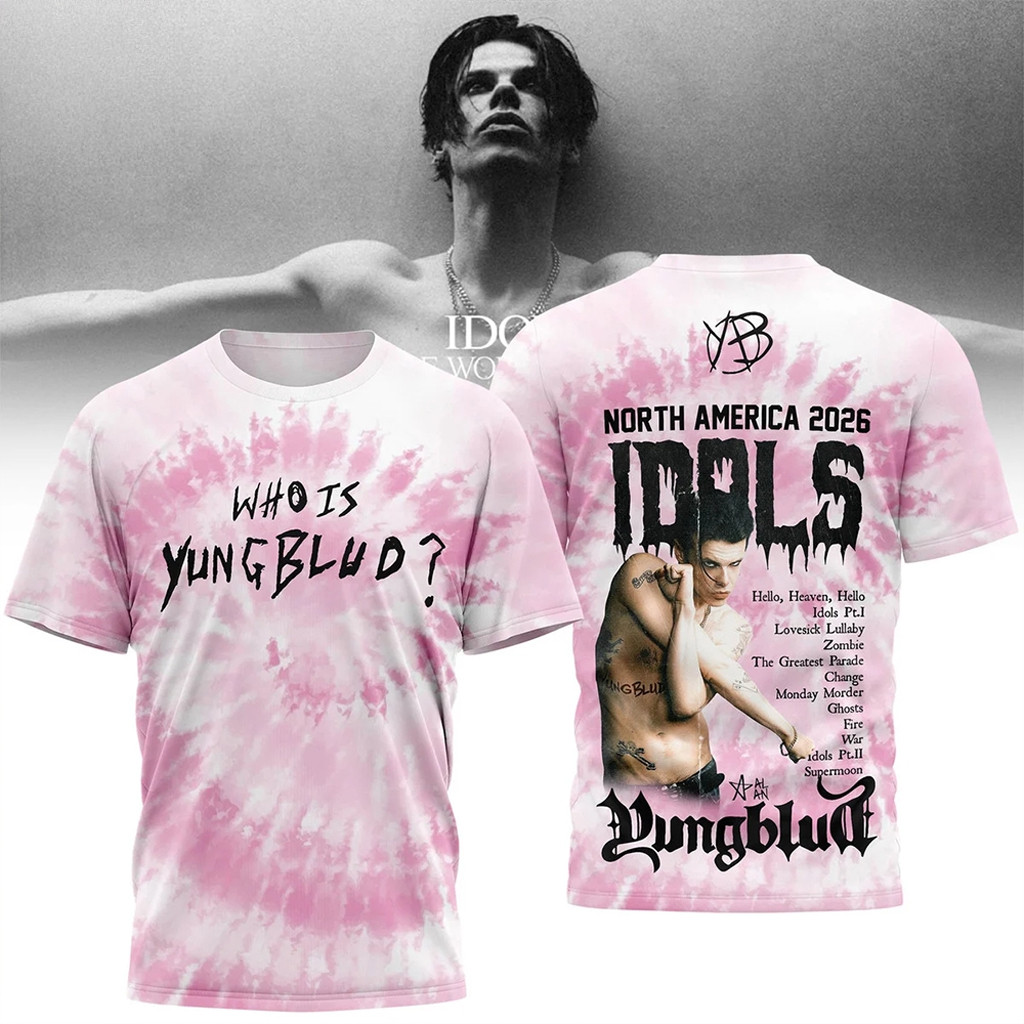 Yungblud Merch North America 2026 Idols Yungblud Tour Shirt Gifts For Music Lovers