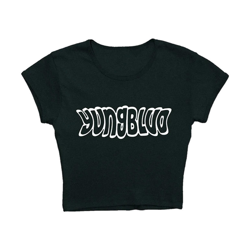 Yungblud Merch Warped Logo Cropped T-Shirt Gifts For Music Fans