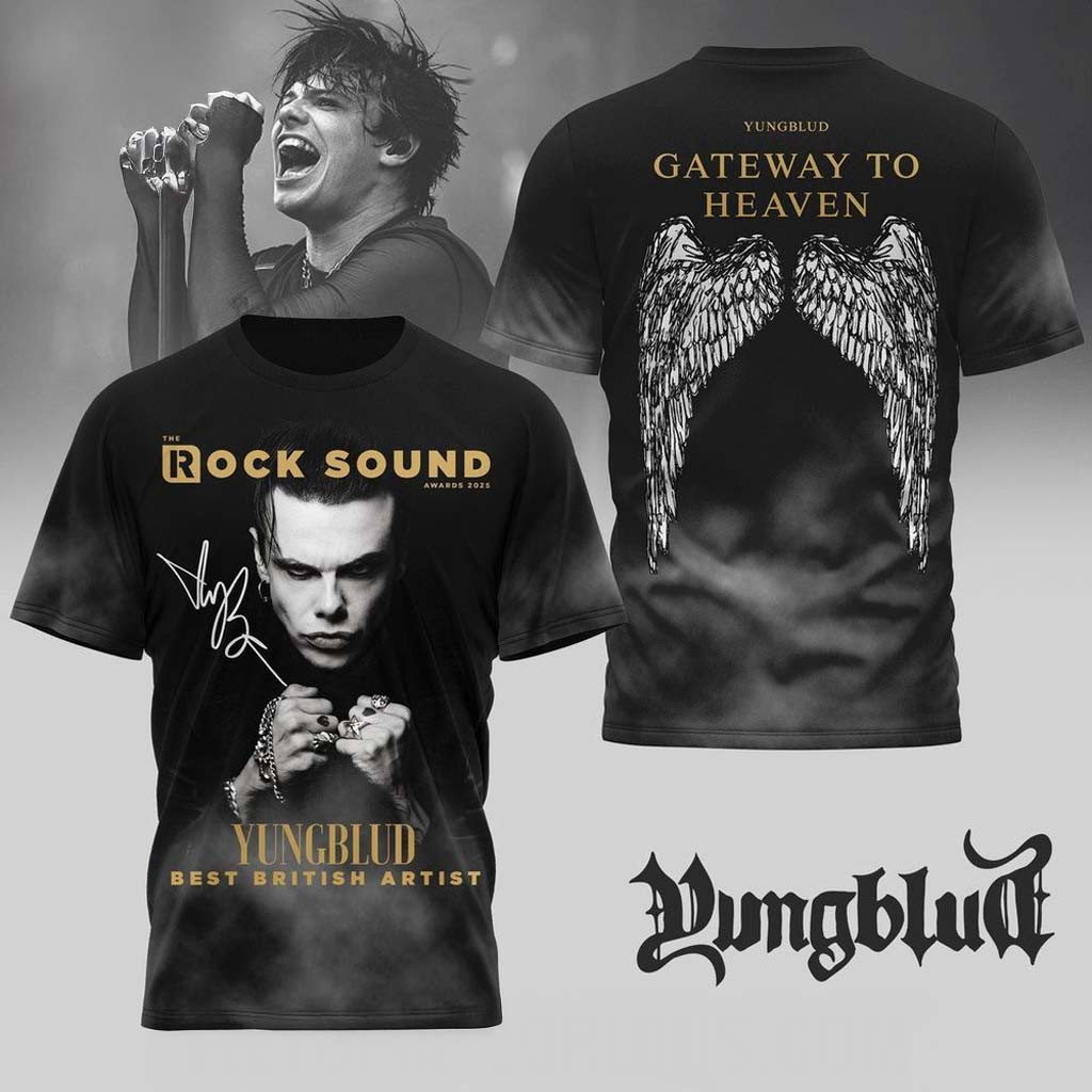 YUNGBLUD The Rock Sound Awards 2025 T-Shirt YUNGBLUD Merch Gifts For Music Lovers