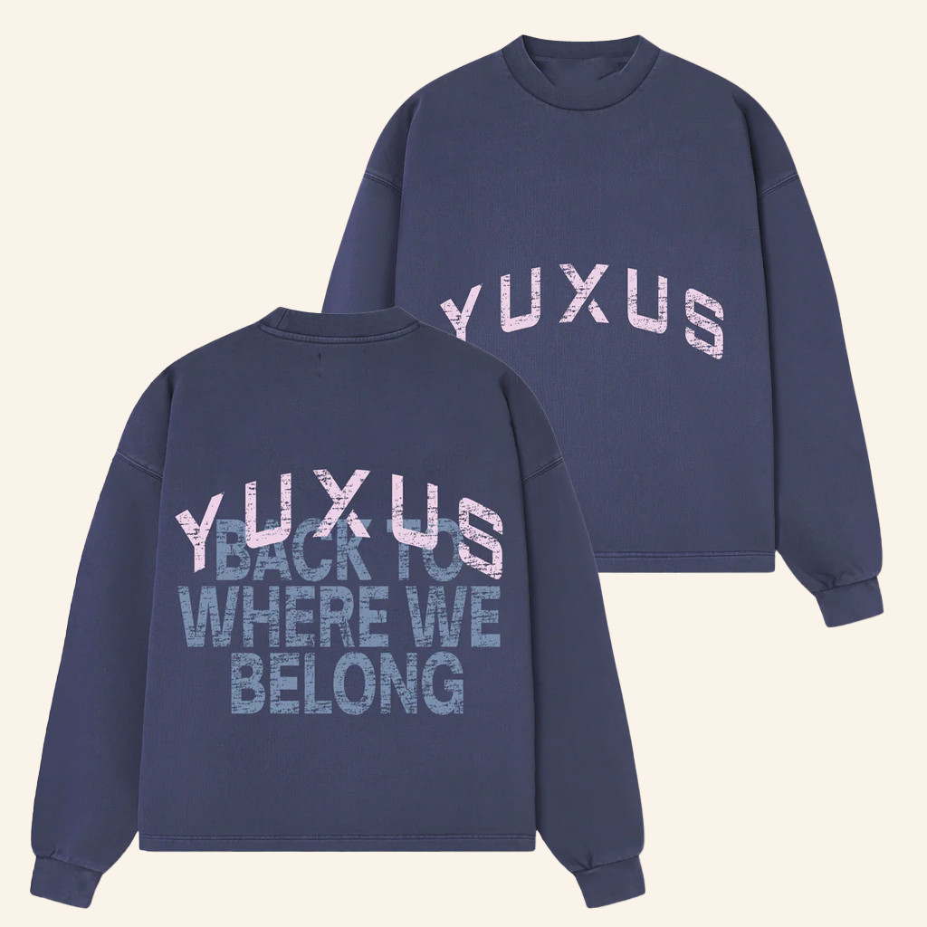 YUXUS Merch Starlit Le Club Sweatshirt Back To Where We Belong Sweatshirt Gifts For Her