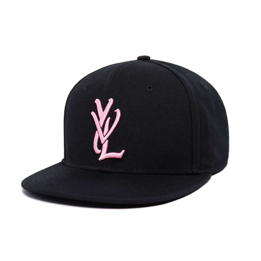 YVL Merch 2026 Embroidered YVL Hat Pink On Black Birthday Ideas For Sisters