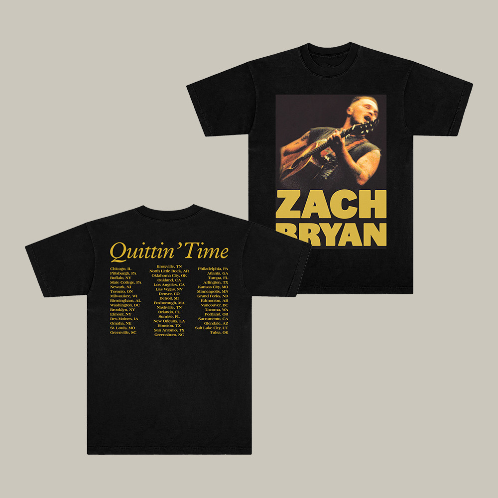 Zach Bryan Guitar Graphic T-Shirt Music Concert Tee Zach Bryan Fan Gift For Friends
