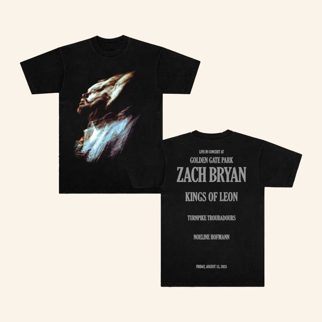 Zach Bryan Merch Golden Gate Park Fade T-Shirt Gifts For Him Zach Bryan Merch Golden Gate Park Fade T-Shirt Gifts For Him