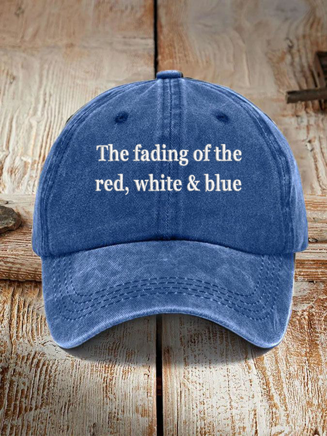 Zach Bryan Merch Hat Fading Of The Red White And Blue Baseball Cap Vintage Gifts For Music Fans