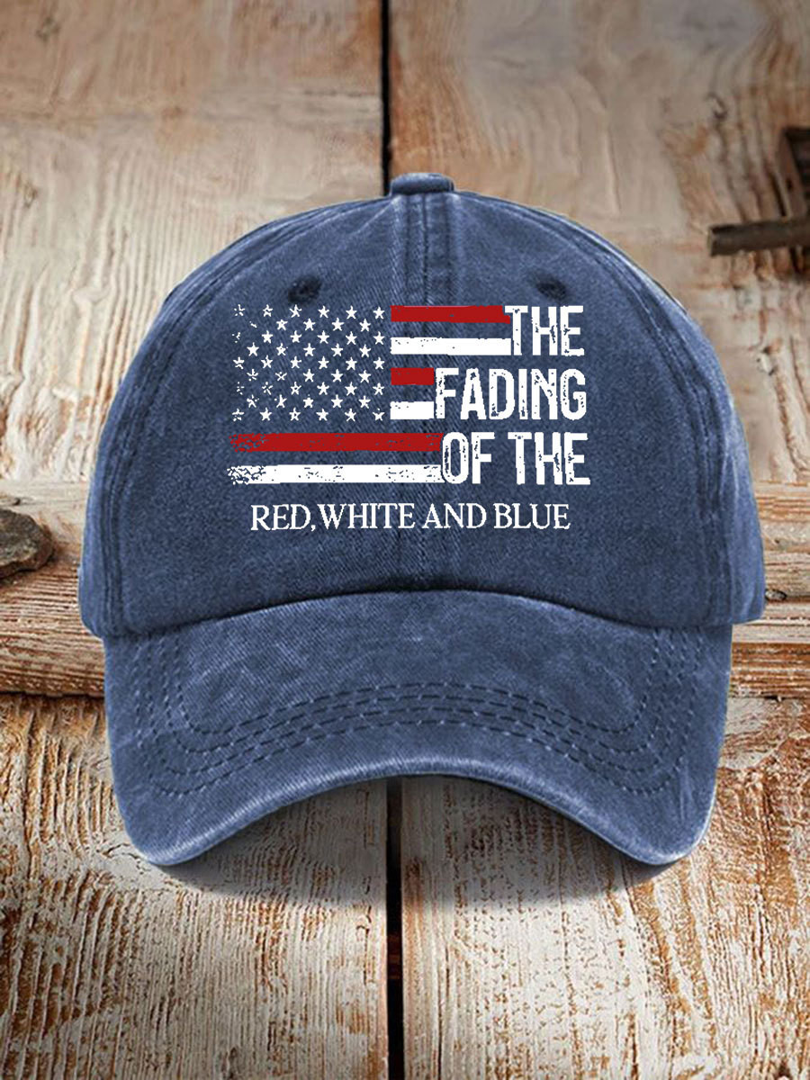Zach Bryan Merch Hat The Fading Of The Red White And Blue Baseball Cap Xmas Gifts For Him