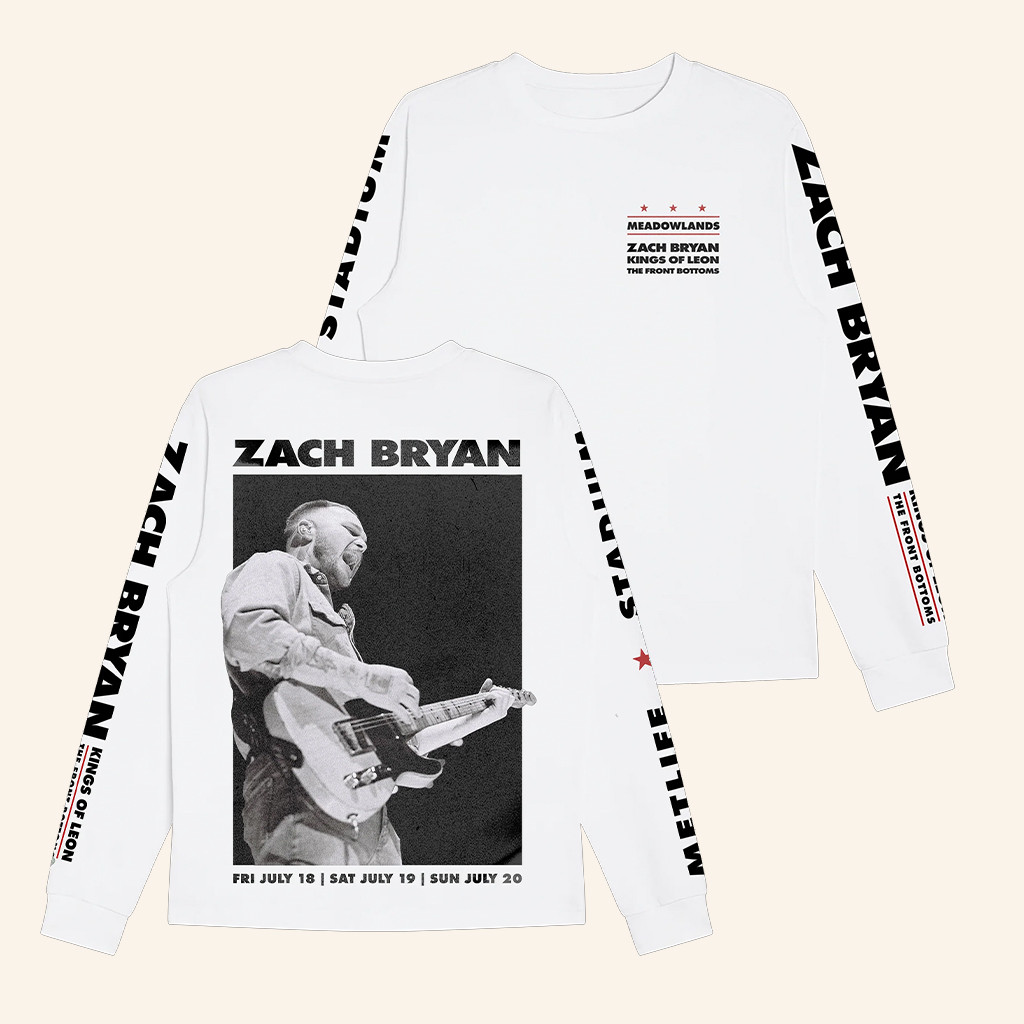 Zach Bryan Merch Metlife Long Sleeve Shirt Gift Ideas For Music Lovers Zach Bryan Merch Metlife Long Sleeve Shirt Gift Ideas For Music Lovers
