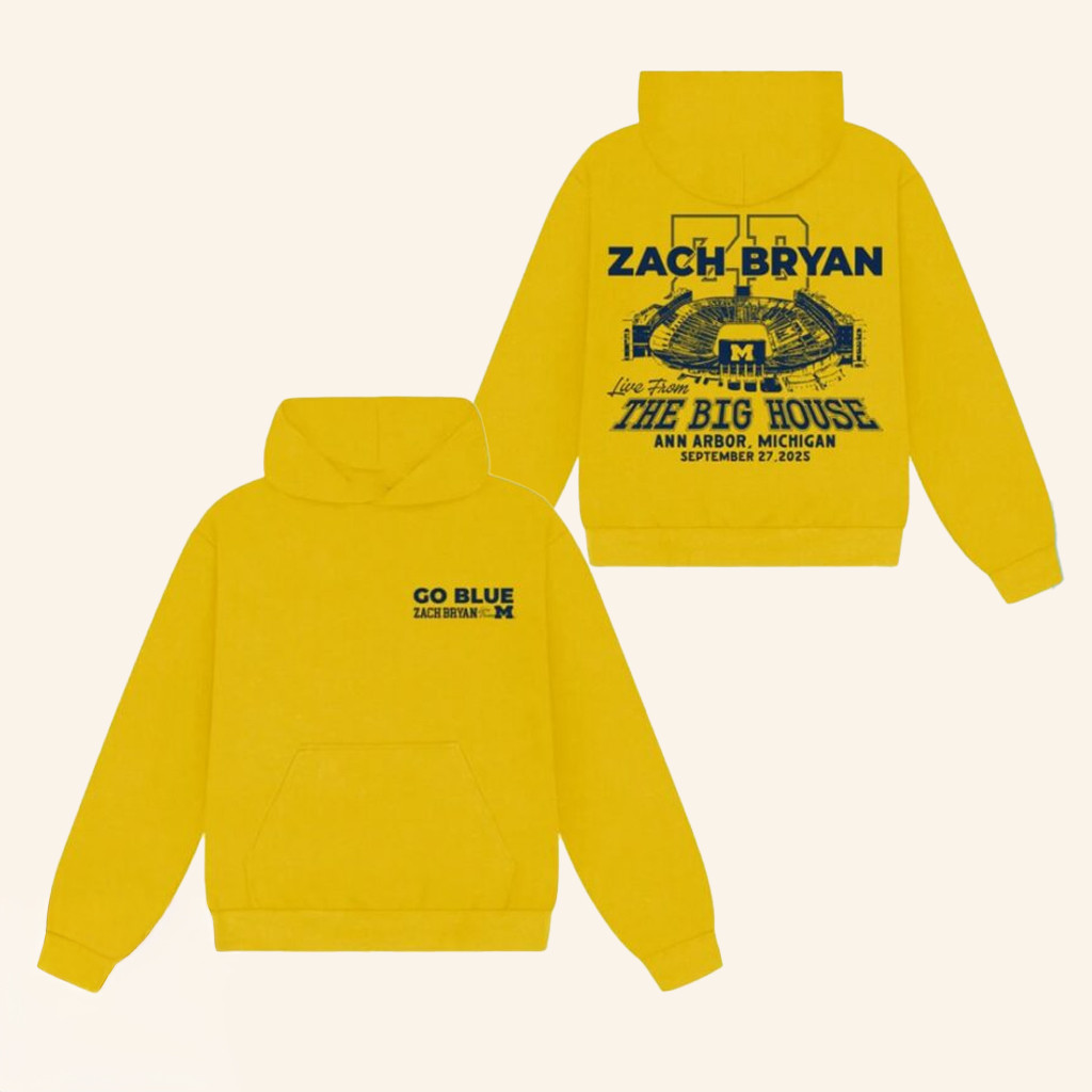 Zach Bryan Merch ZB Go Blue Hoodie Christmas Gifts For Music Fan Zach Bryan Merch ZB Go Blue Hoodie Christmas Gifts For Music Fan