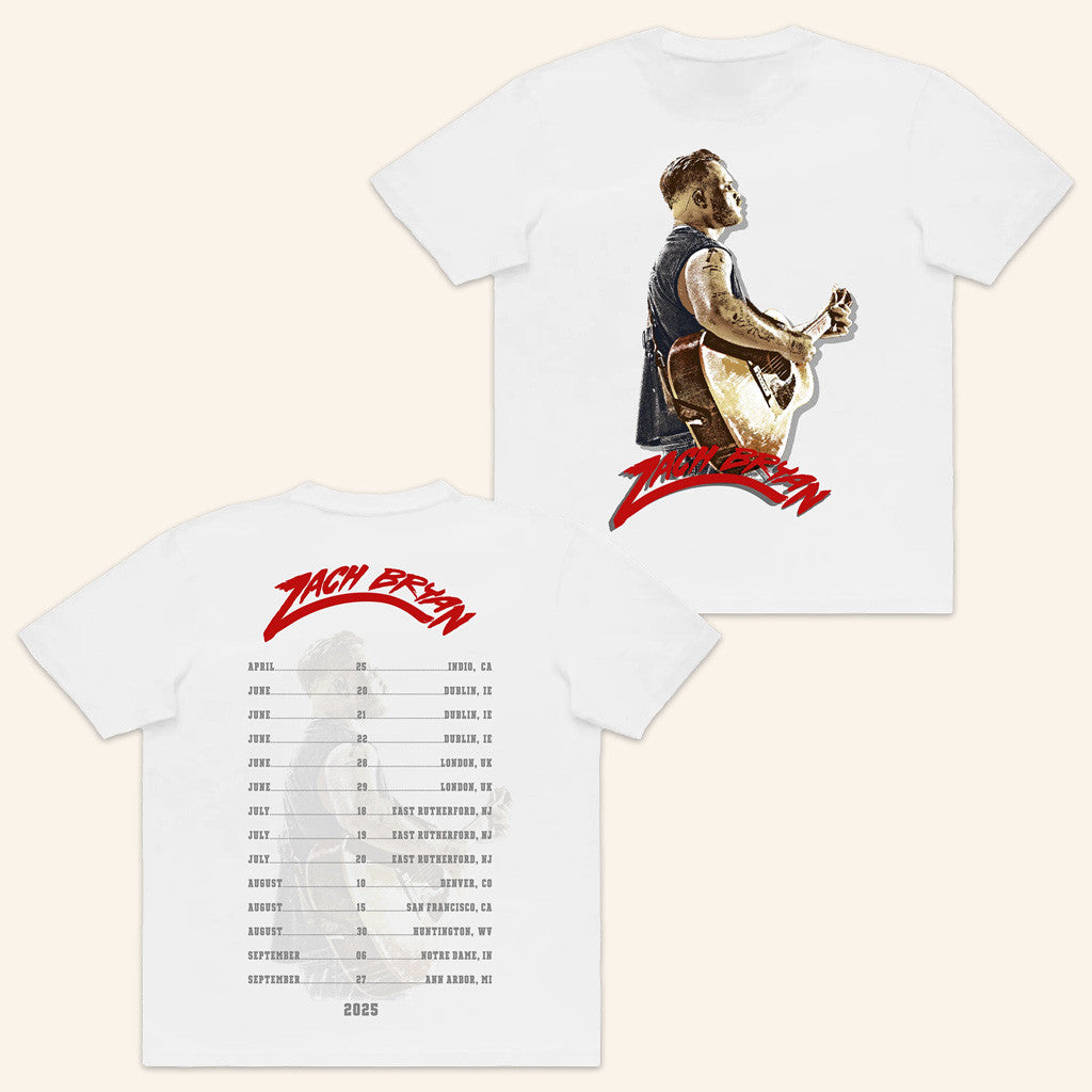 Zach Bryan Merch ZB Silhouette T-Shirt Gifts For Boyfriend