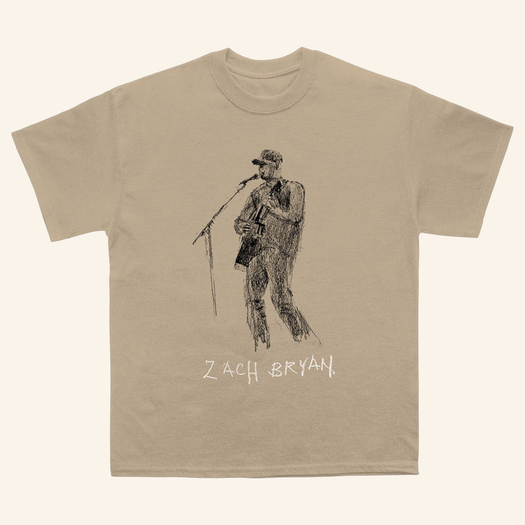 Zach Bryan Merch ZB Sketch T-Shirt Music Lover Gifts For Him Zach Bryan Merch ZB Sketch T-Shirt Music Lover Gifts For Him