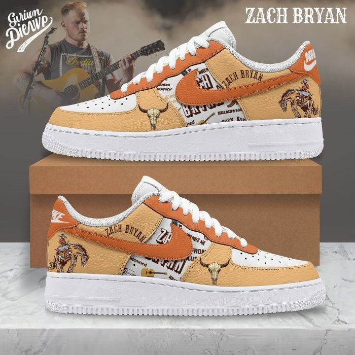 Zach Bryan Nike Air Force Shoes Presents For Music Lovers