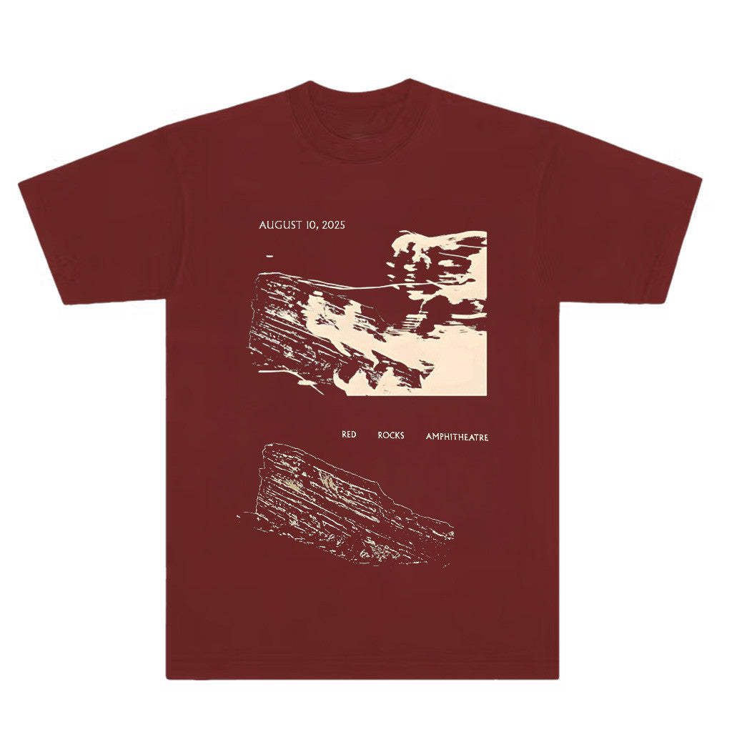 Zach Bryan Red Rocks Merch August 10 2025 Red Rocks Amphitheatre T-Shirt Gift For Dad