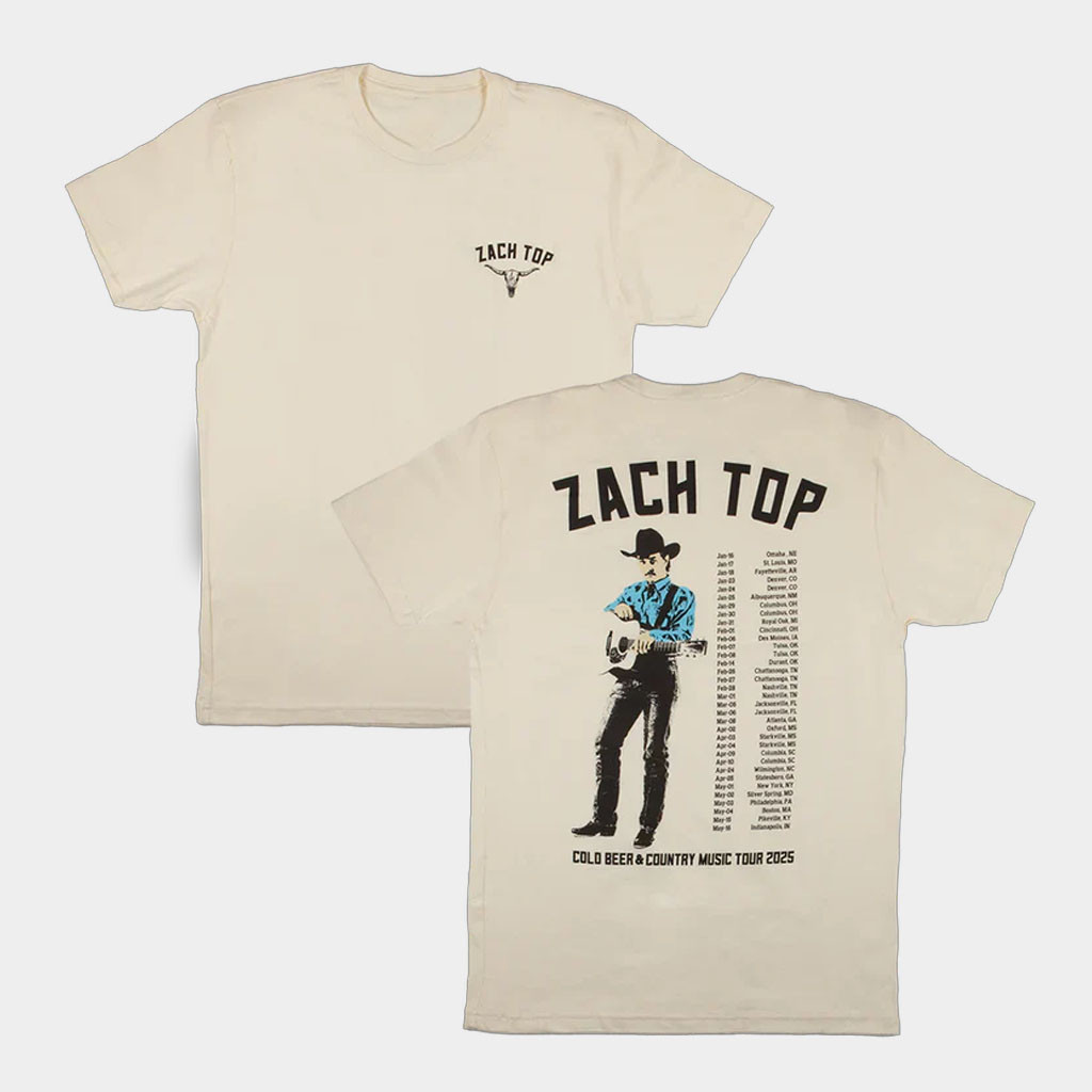 Zach Top Merch 2025 Cold Beer And Country Music Tour Shirt Zach Top T-Shirt Gifts For Dad Zach Top Merch 2025 Cold Beer And Country Music Tour Shirt Zach Top T-Shirt Gifts For Dad