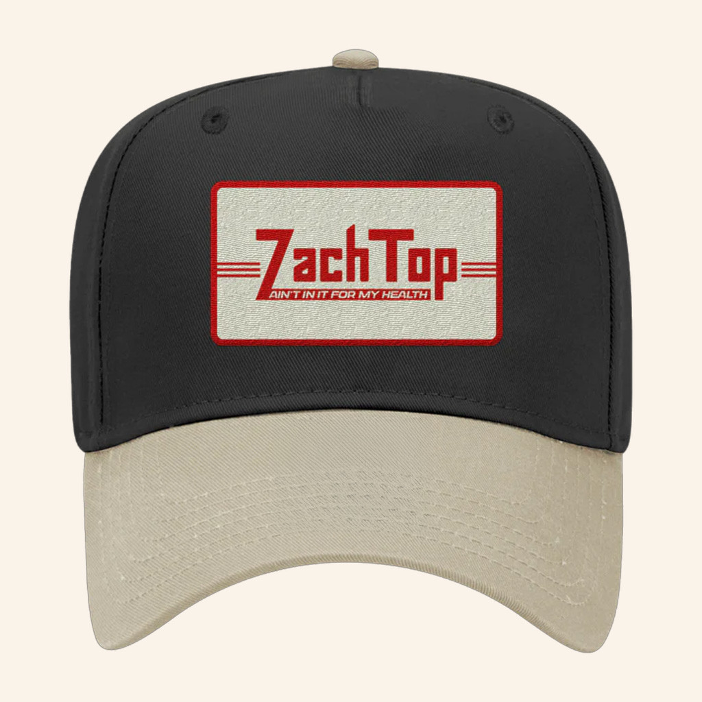 Zach Top Merch Ain't In It For My Health Embroidered Hat Xmas Gifts For Dad Zach Top Merch Ain't In It For My Health Embroidered Hat Xmas Gifts For Dad