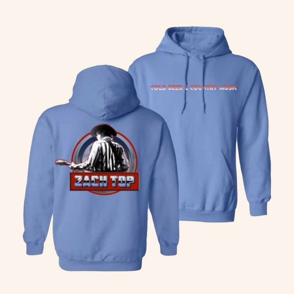Zach Top Merch Cold Beer And Country Music Hoodie Music Lover Gifts For Him Zach Top Merch Cold Beer And Country Music Hoodie Music Lover Gifts For Him
