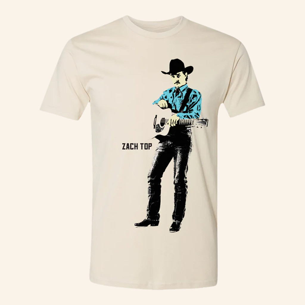 Zach Top Merch Zach Illustration T-Shirt Christmas Gifts For Music Lovers Zach Top Merch Zach Illustration T-Shirt Christmas Gifts For Music Lovers