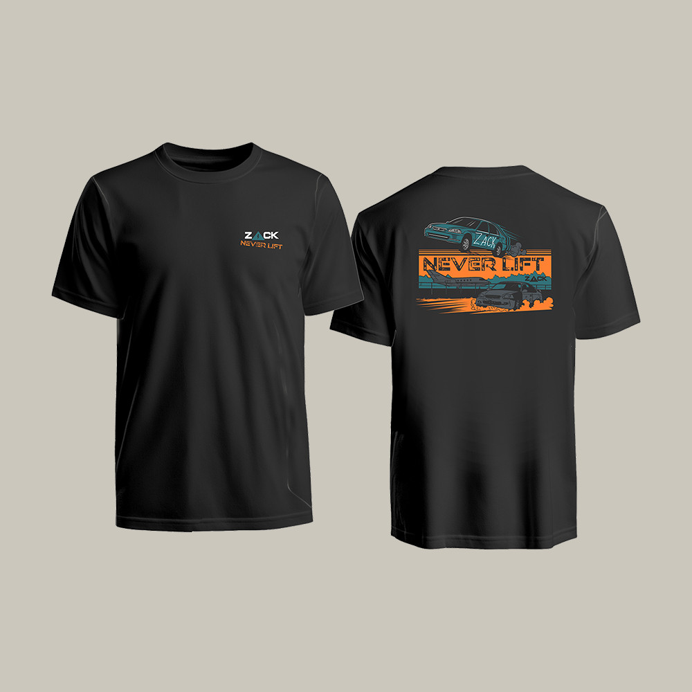 Zack Never Lift T-Shirt Cleetus McFarland Clothes Present For Racer Fans