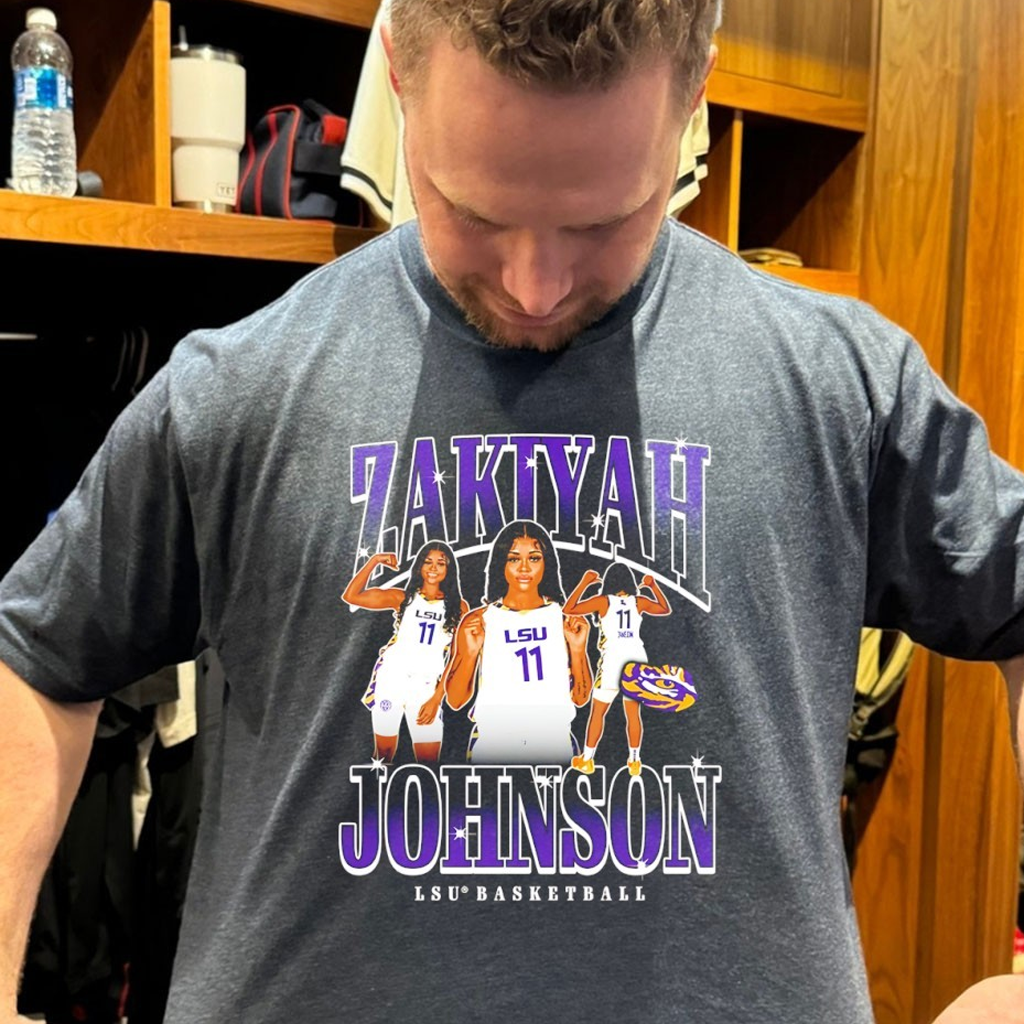 ZaKiyah Johnson LSU Basketball T-Shirt Game Day Shirt Gift Ideas For Baseball Fans ZaKiyah Johnson LSU Basketball T-Shirt Game Day Shirt Gift Ideas For Baseball Fans
