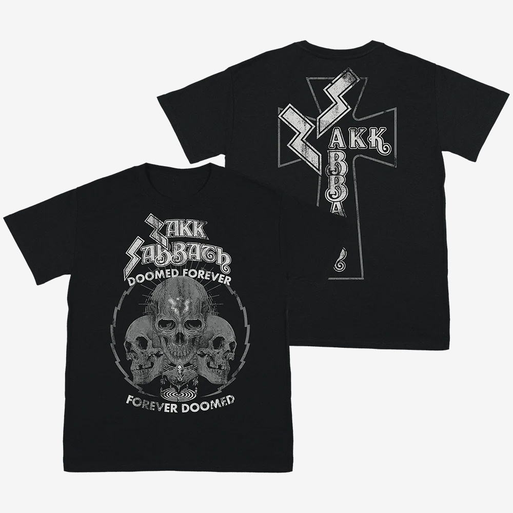 Zakk Sabbath Doomed Forever T-Shirt Zakk Sabbath Clothes Gift For Enthusiasts