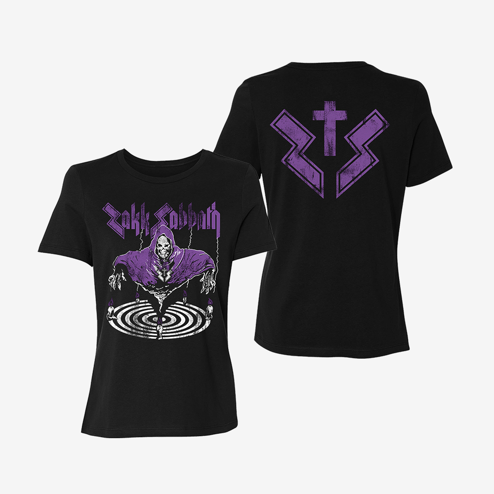 Zakk Sabbath Reaper Ladies T-Shirt Black Label Society Clothes Music Themed Gifts For Her