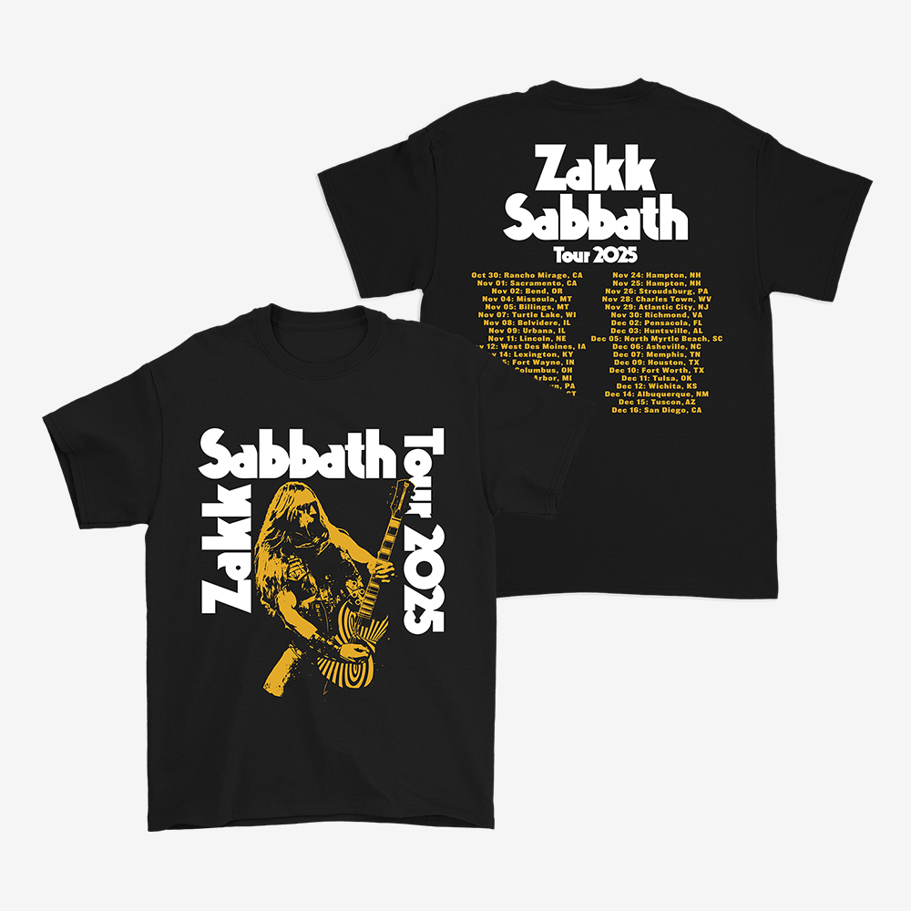 Zakk Sabbath Vol 4 2025 Tour T-Shirt Black Label Society Clothes Best Gifts For Music Fans