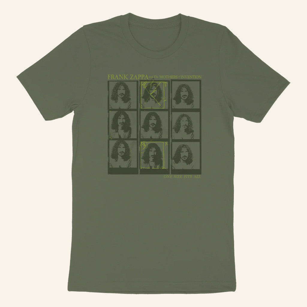 Zappa Merch One Size Fits All Military Green T-Shirt Gifts For Friends