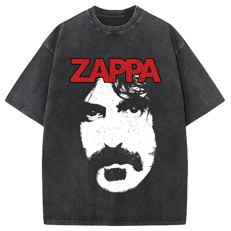 ZAPPA Music Washed T-Shirt Retro Humor Outfit Idea Gifts For Brother