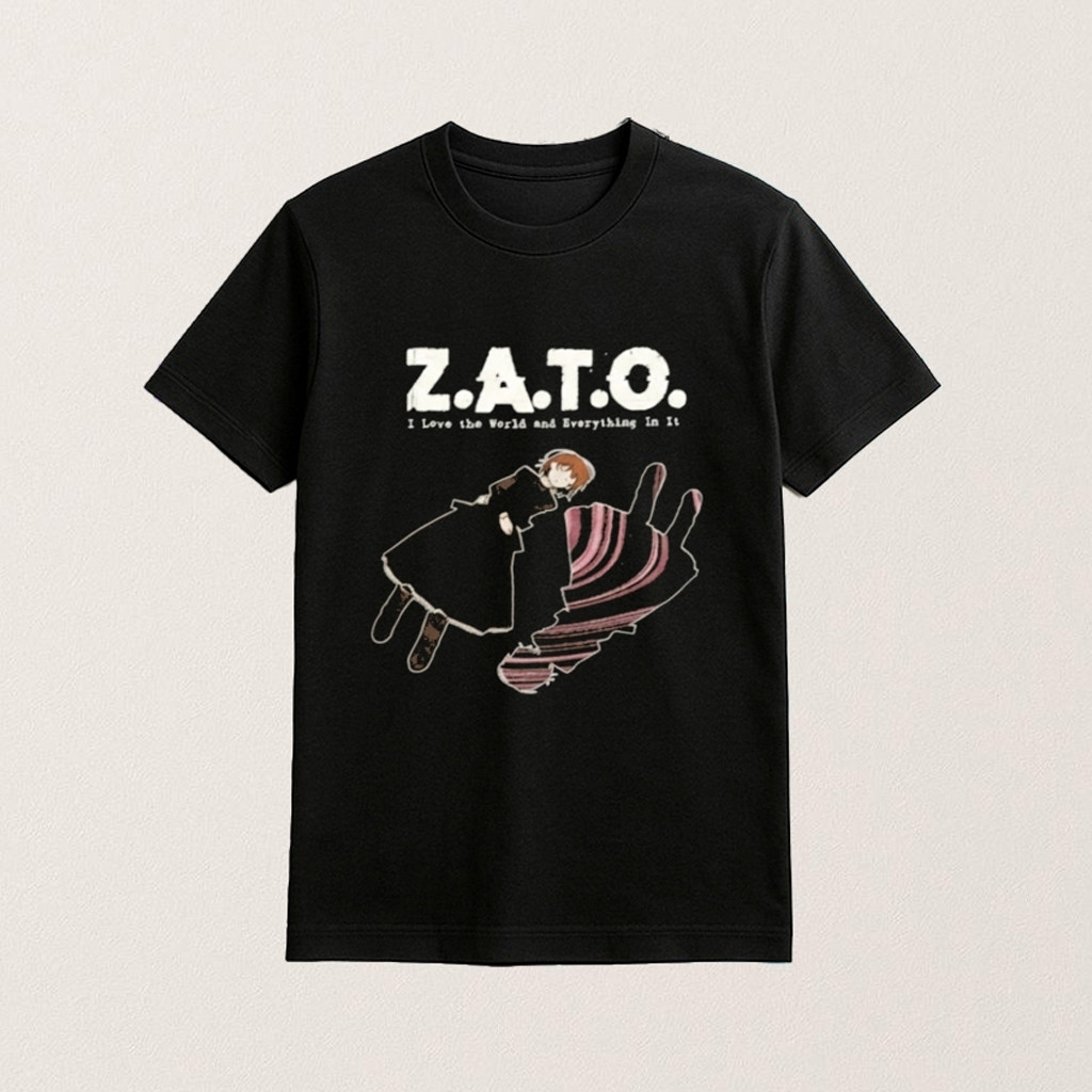 ZATO I Love The World And Everything In It Shirt Guilty Gear Merch Gifts For Husband