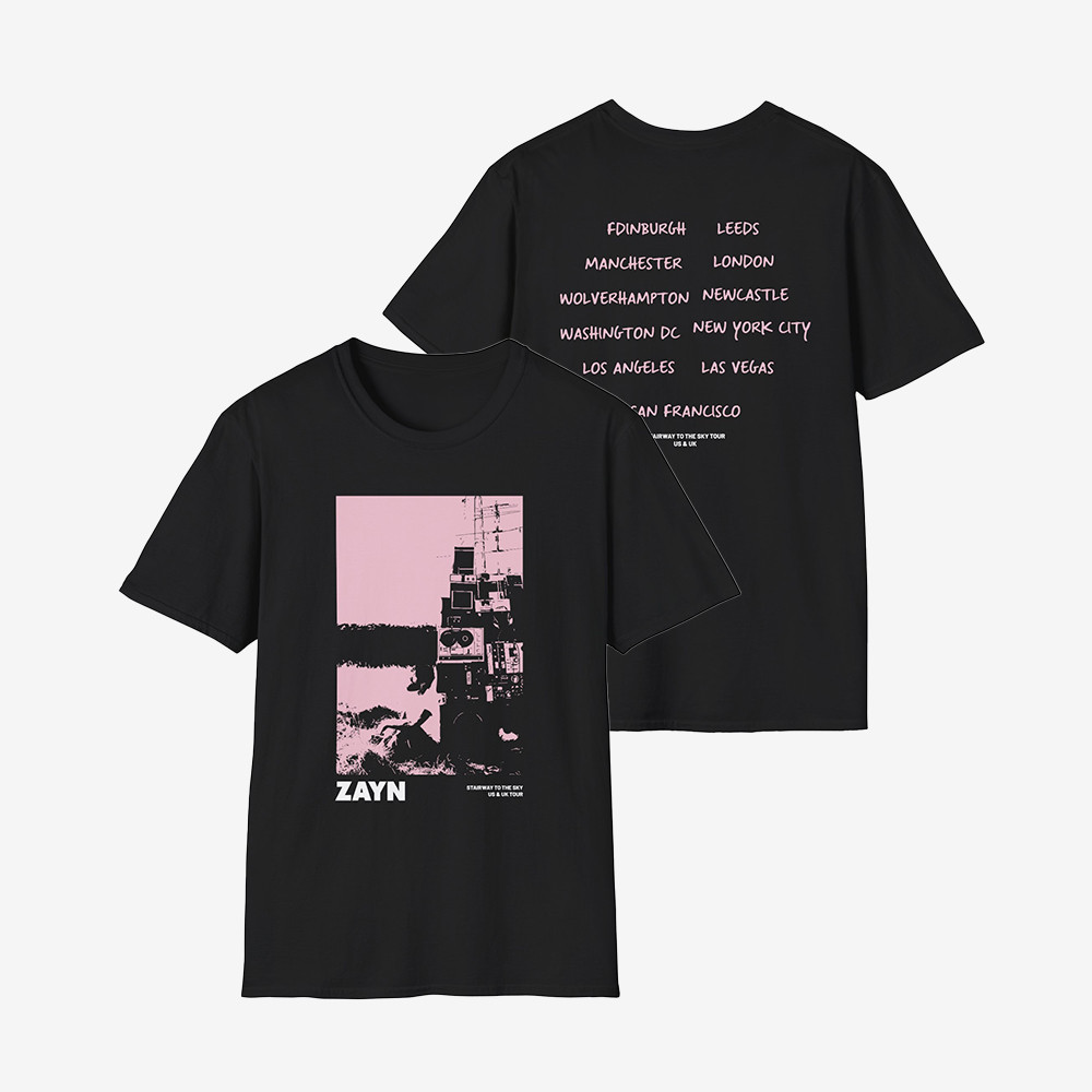 Zayn Malik Antenna Itin Faded Softstyle T-Shirt Zayn Malik Clothes Music Fan Presents