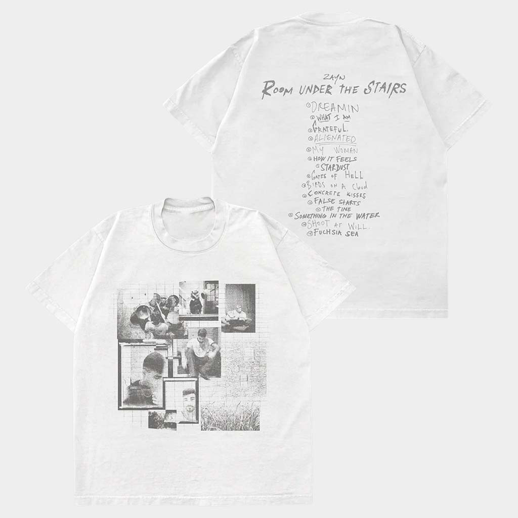 Zayn Malik Merch Room Under The Stairs Tracklist T-Shirt Music Lover Gifts For Him Zayn Malik Merch Room Under The Stairs Tracklist T-Shirt Music Lover Gifts For Him