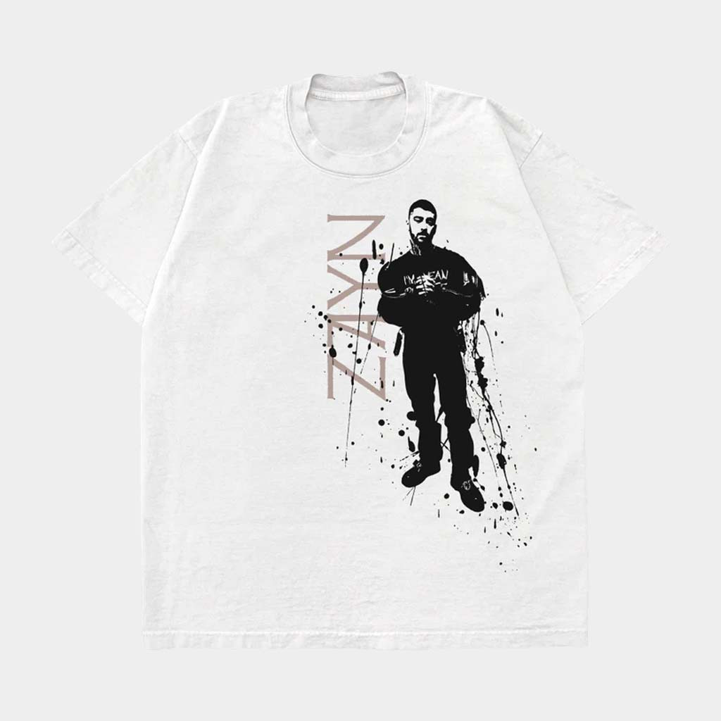 Zayn Malik Merch Splatter T-Shirt Zayn Malik Shirt Music Gift Ideas For Guys