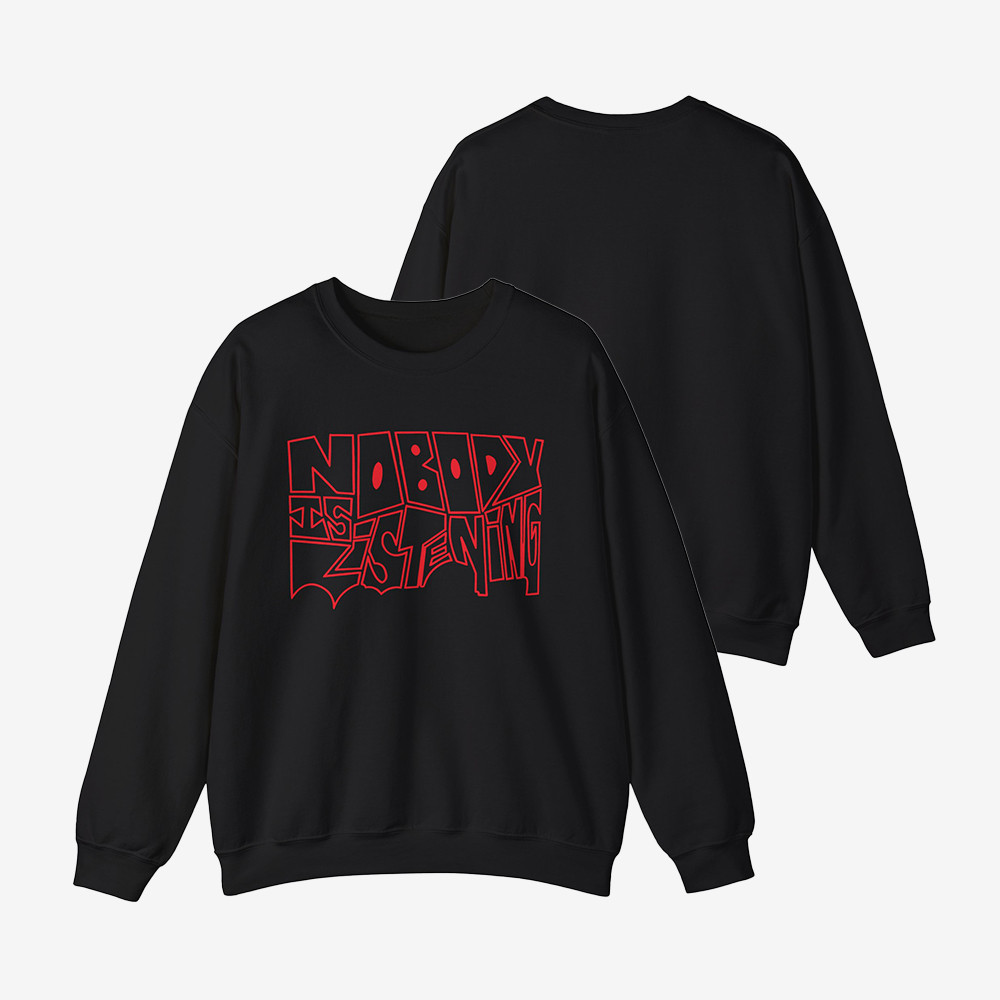 Zayn Malik Nobody Is Listening Sweatshirt Zayn Malik Clothing Line Music Fan Merch