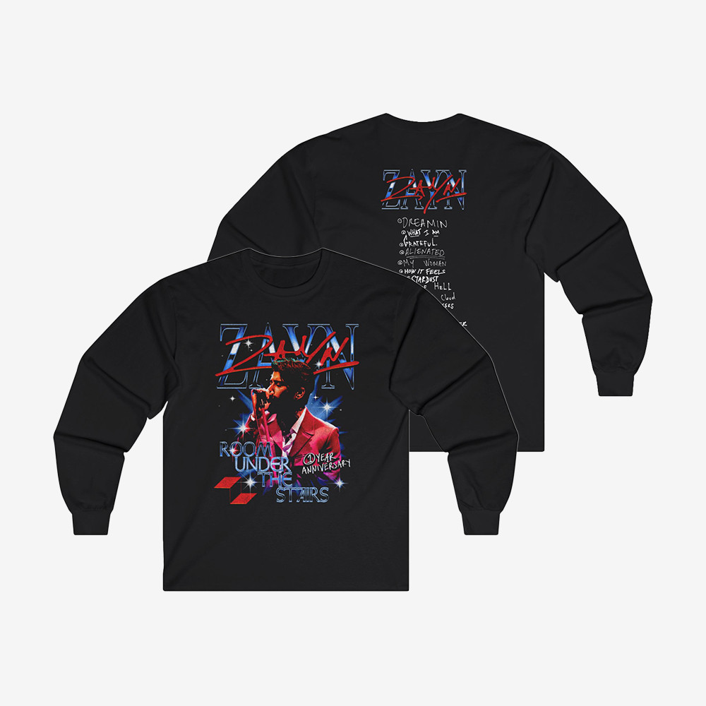 Zayn Malik Room Under The Stairs Anniversary Long Sleeve Shirt Zayn Malik Merch Music Fan Gift