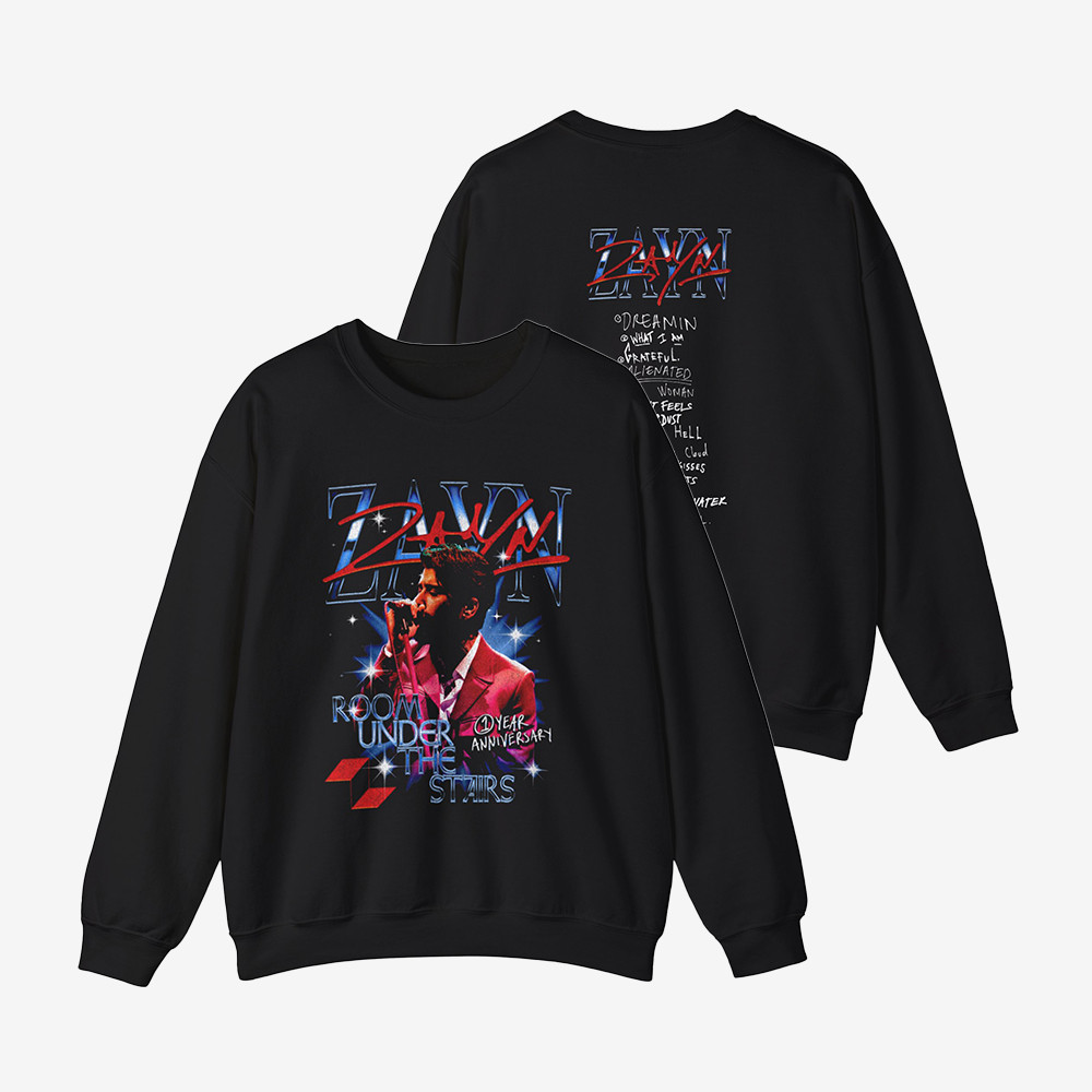 Zayn Malik Room Under The Stairs Anniversary Sweatshirt Zayn Malik Clothing Music Merchandise