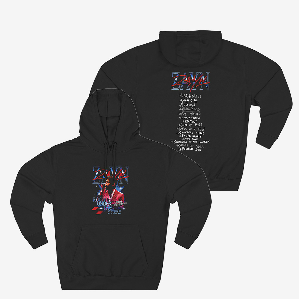 Zayn Malik Room Under The Stairs Anniversary Three-Panel Fleece Hoodie