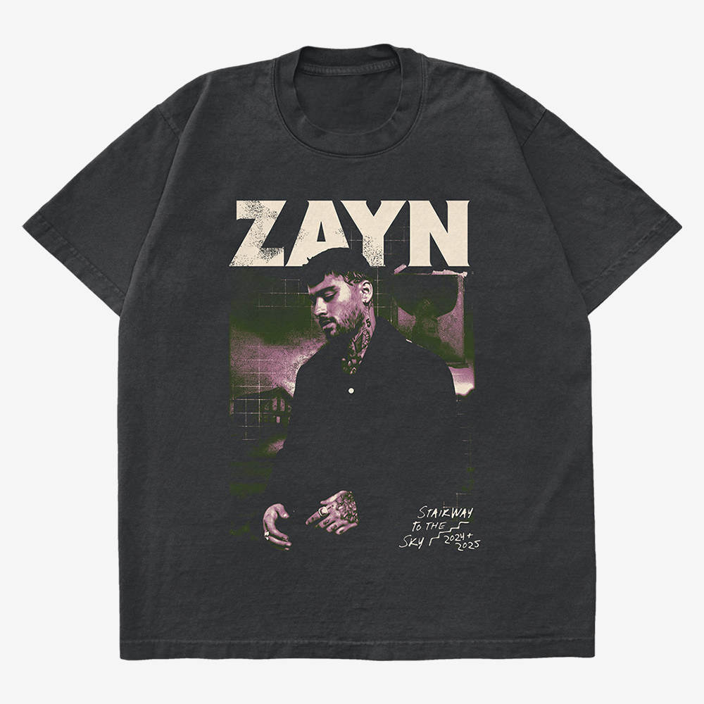 Zayn Malik Stair Way To The Sky Tour T-Shirt Zayn Malik Apparel Music Fan Merch