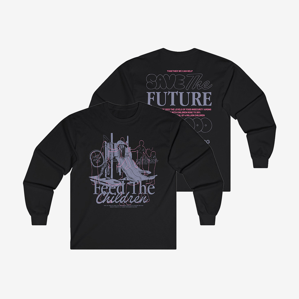 Zayn Malik Zayn X Feeding Britain Future Long Sleeve Shirt Zayn Malik Apparel Good Gift Ideas