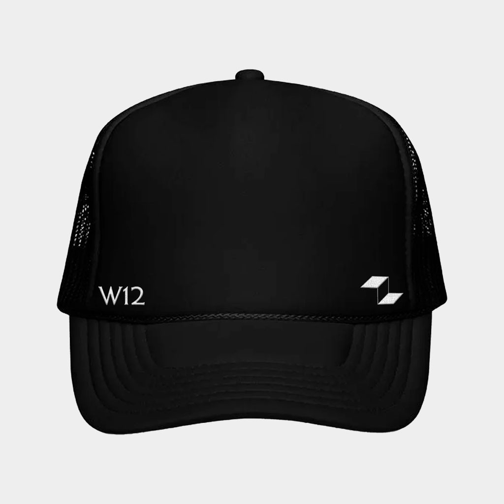 Zayn Merch Zayn W12 Trucker Hat Black Music Lover Gifts For Him-1
