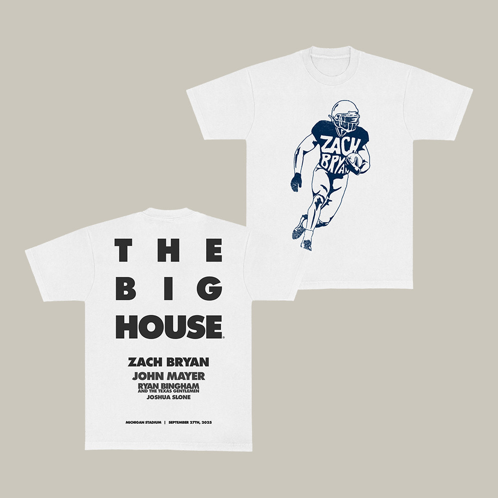 ZB Big House T-Shirt Music Concert Tee Present Idea For Zach Bryan Lovers