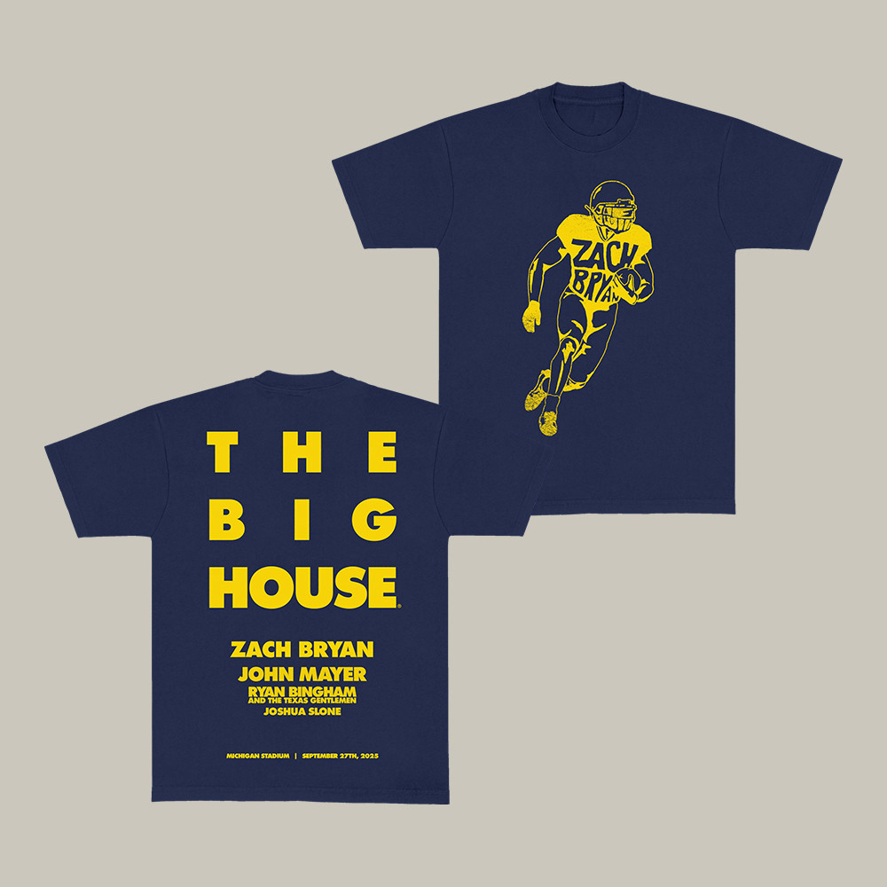 ZB Big House T-Shirt Zach Bryan Music Clothes Present Idea For Zach Bryan Fans