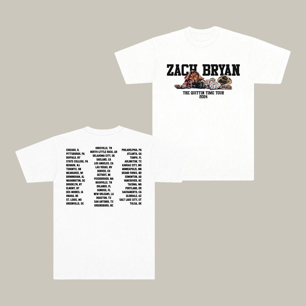 ZB Cowboy Tour Zach Bryan T-Shirt Music Concert Tee Zach Bryan Lover Present