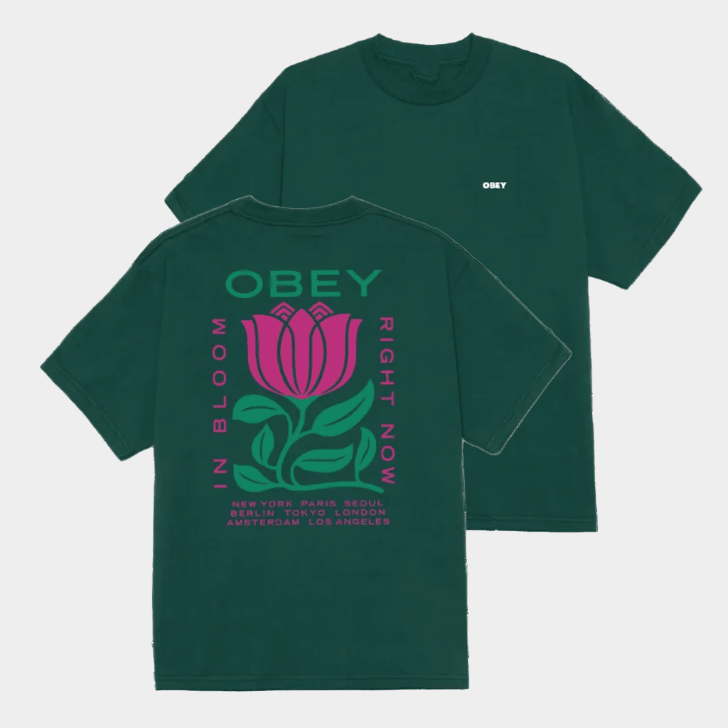 Zebraclub Merch Obey In Bloom T-Shirt Best Birthday Gift For Mom