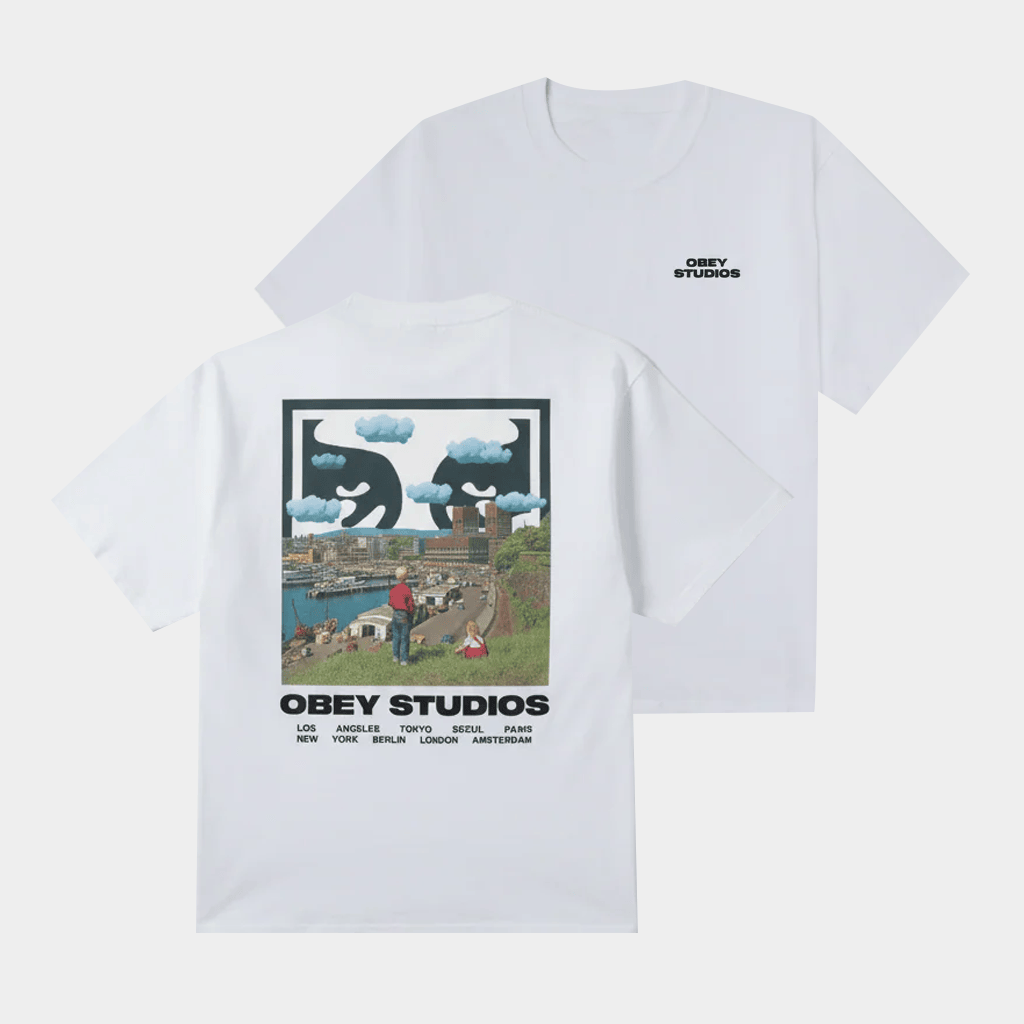 Zebraclub Merch Obey Sky Face T-Shirt Good Gifts For Boyfriend