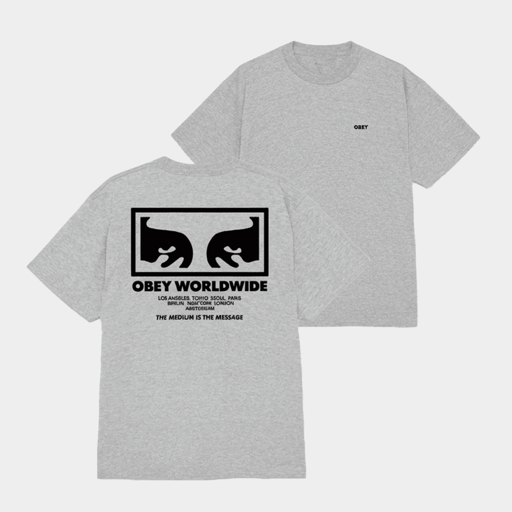 Zebraclub Merch Obey The Medium Is The Message T-Shirt Good Gifts For Friends