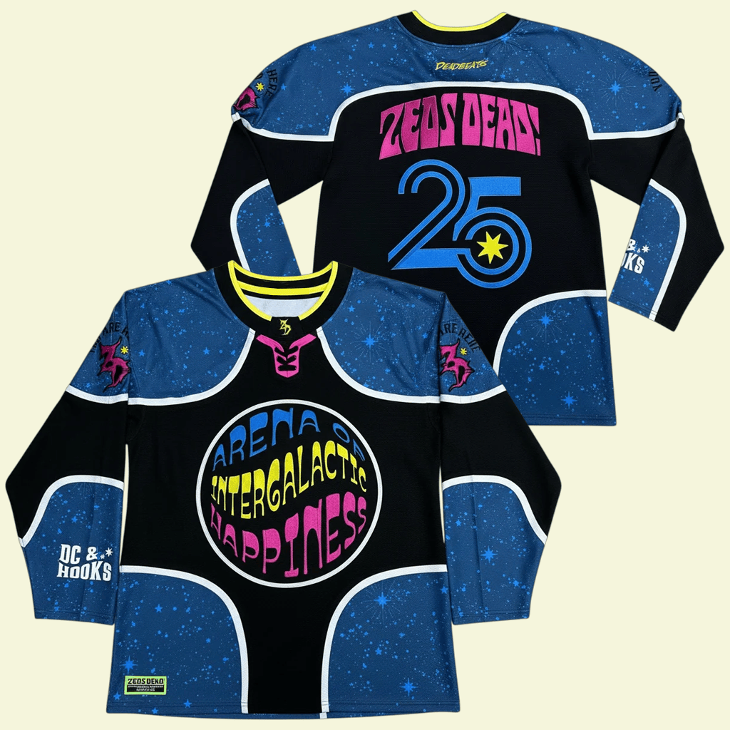 Zeds Dead Merch Chicago Arena Of Intergalactic Happiness Hockey Jersey ZD Apparel Fans Gifts